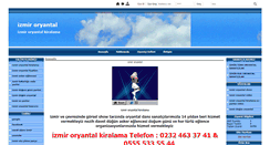 Desktop Screenshot of izmiroryantal.com
